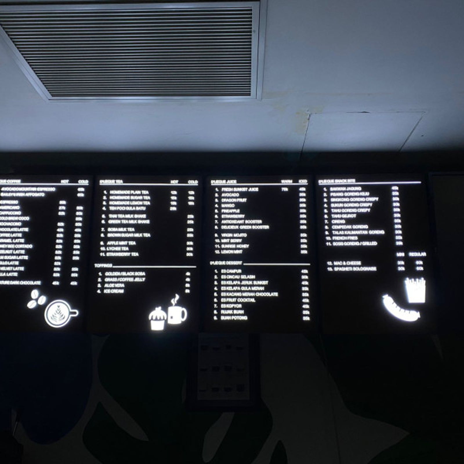 Papan Menu