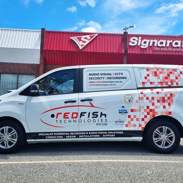 Redfish Technologies Van Wrap