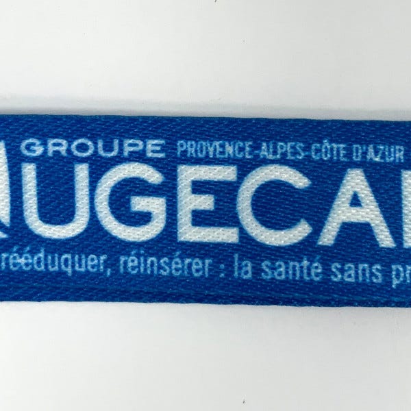 Marquage de tour de cou publicitaire pour UGECAM PACA