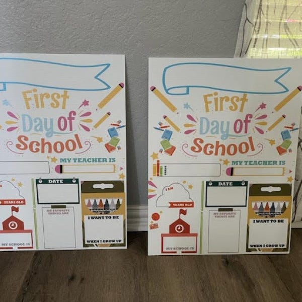 First Day of School