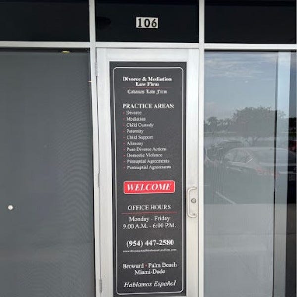 Cabanas Law Firm_ Window Decal