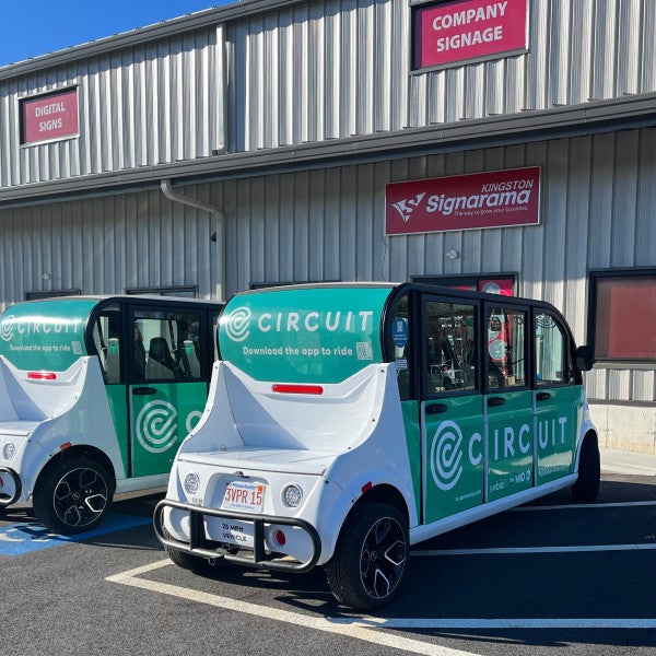 Circuit Vehicle Partial Wraps