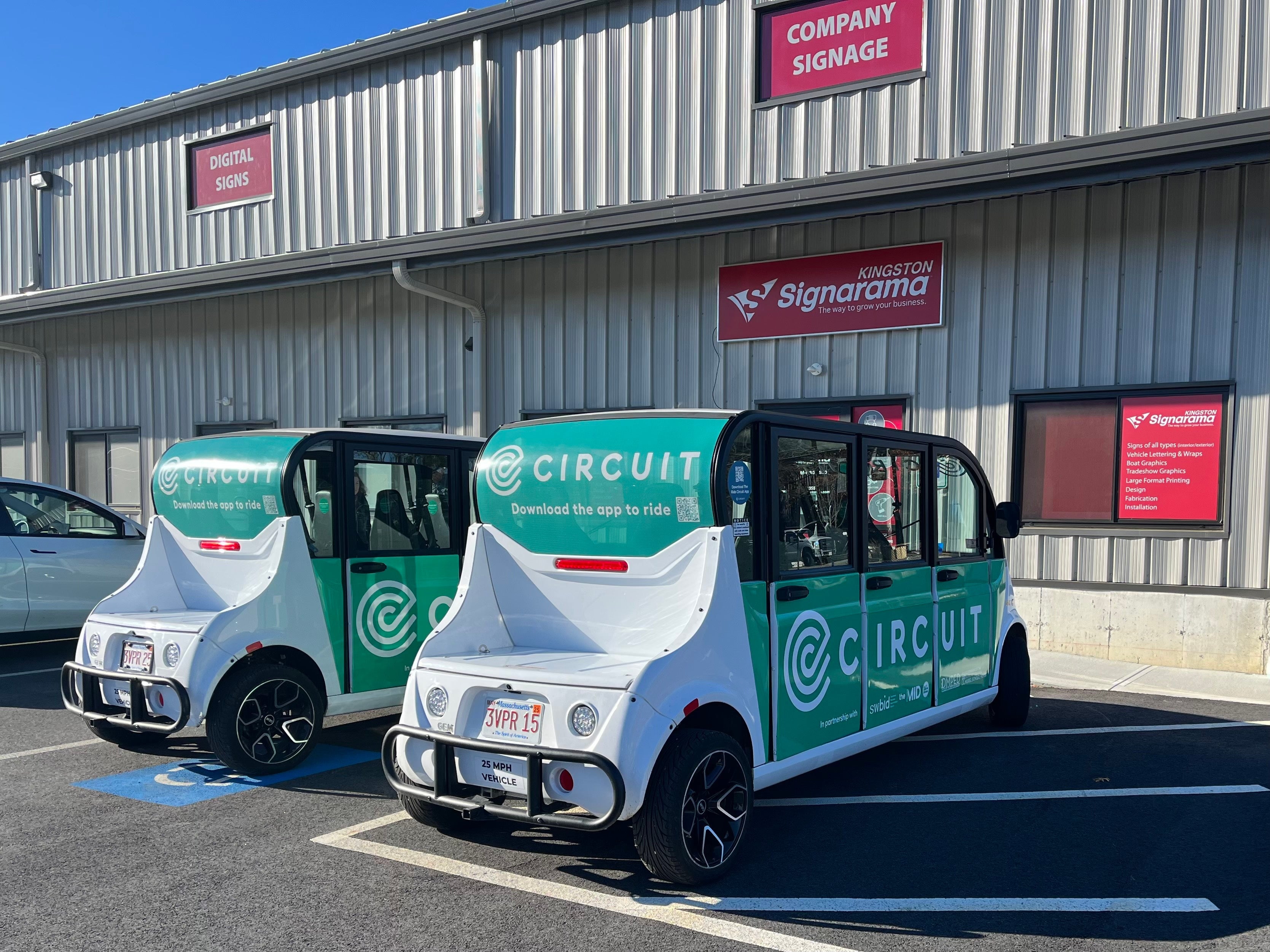 Circuit Vehicle Partial Wraps