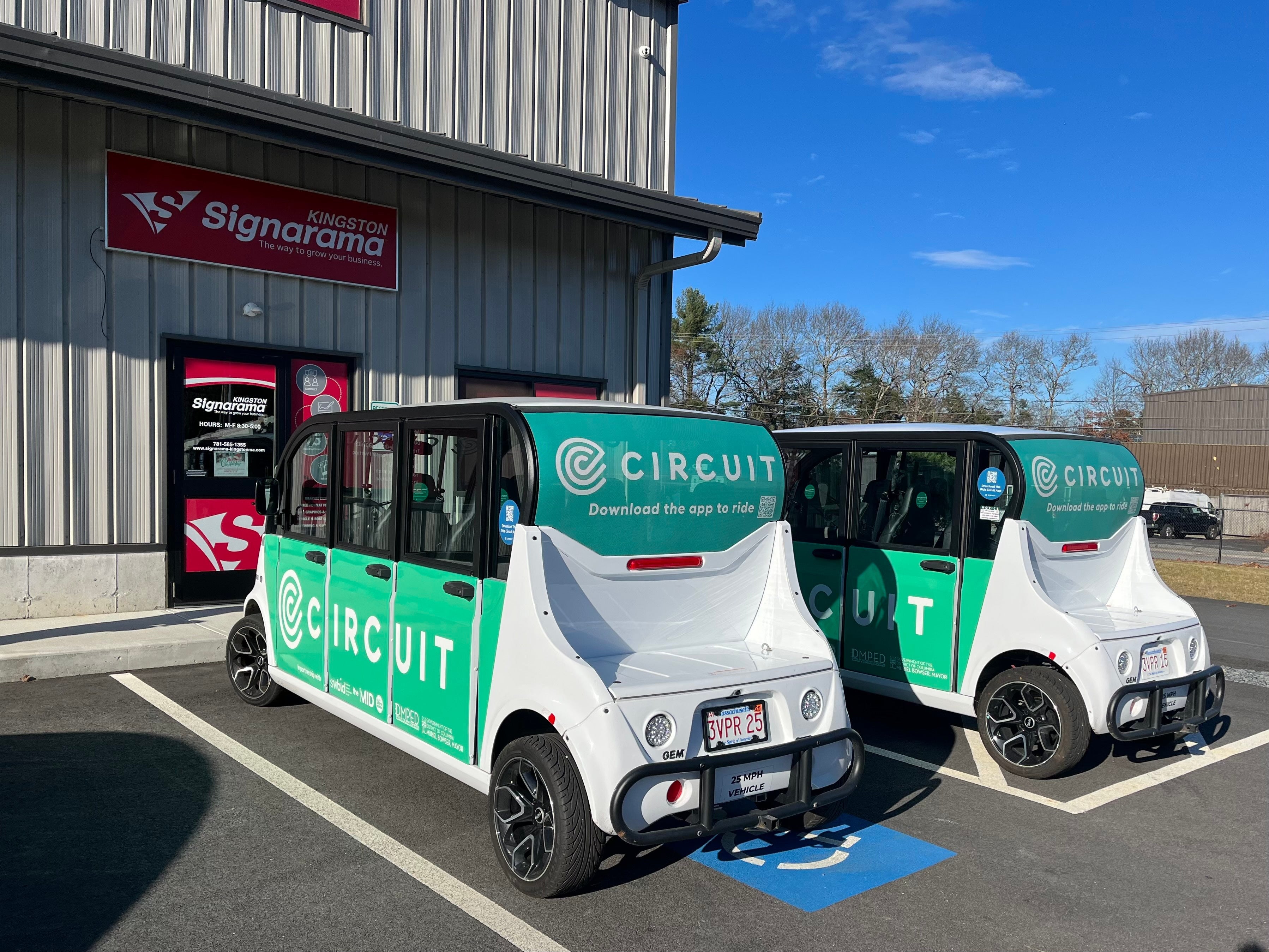 Circuit Vehicle Partial Wraps