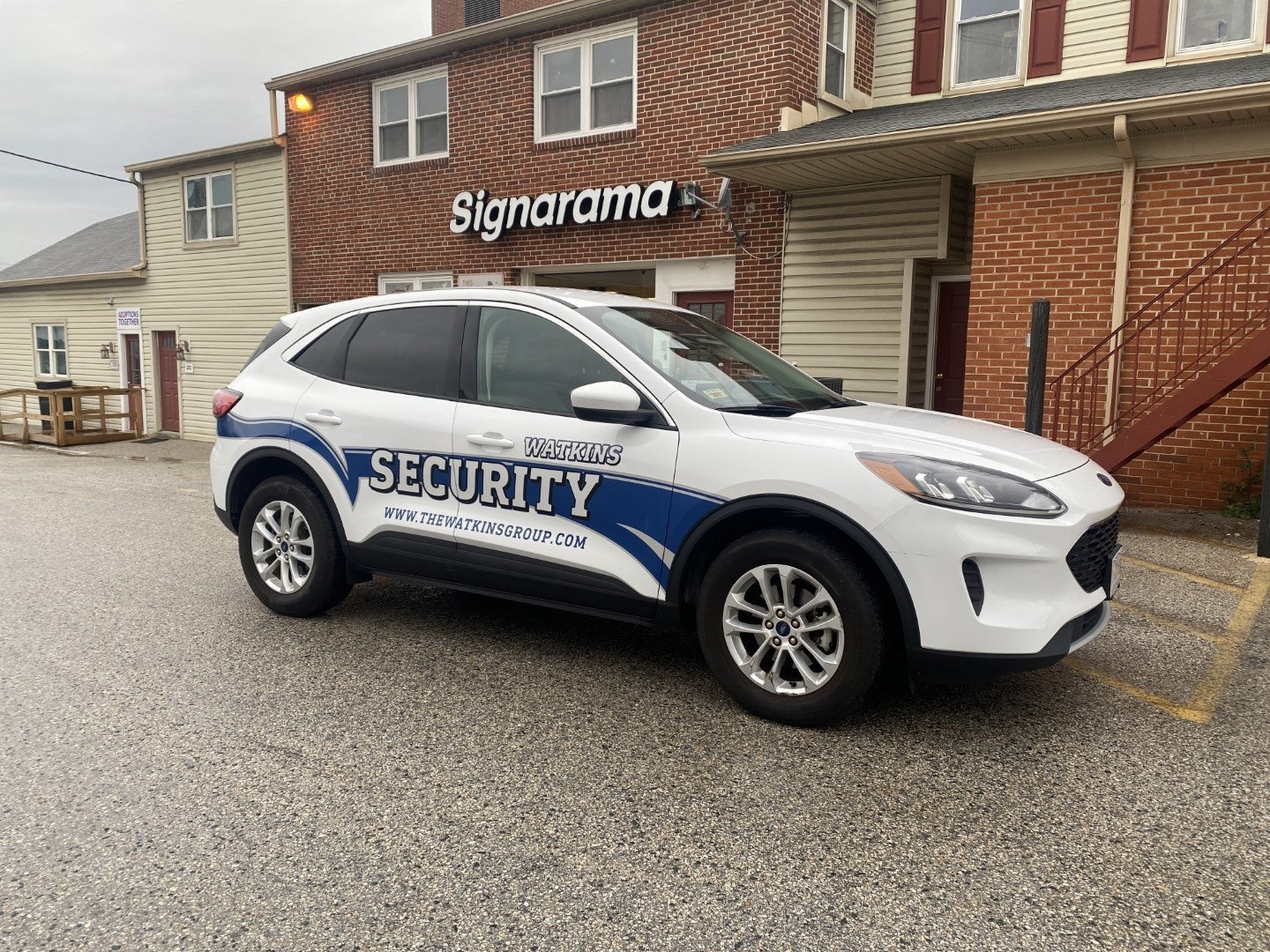 Watkins Security trusts Signarama of Catonsville to make their fleet stand out!