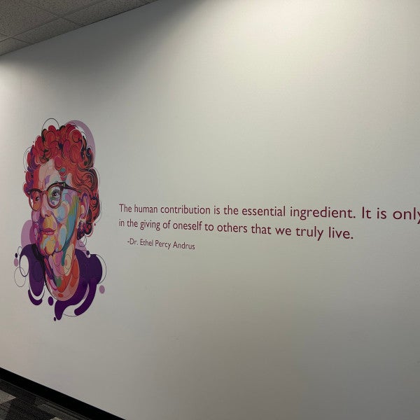 Wall Graphics for AARP Franklin's office.