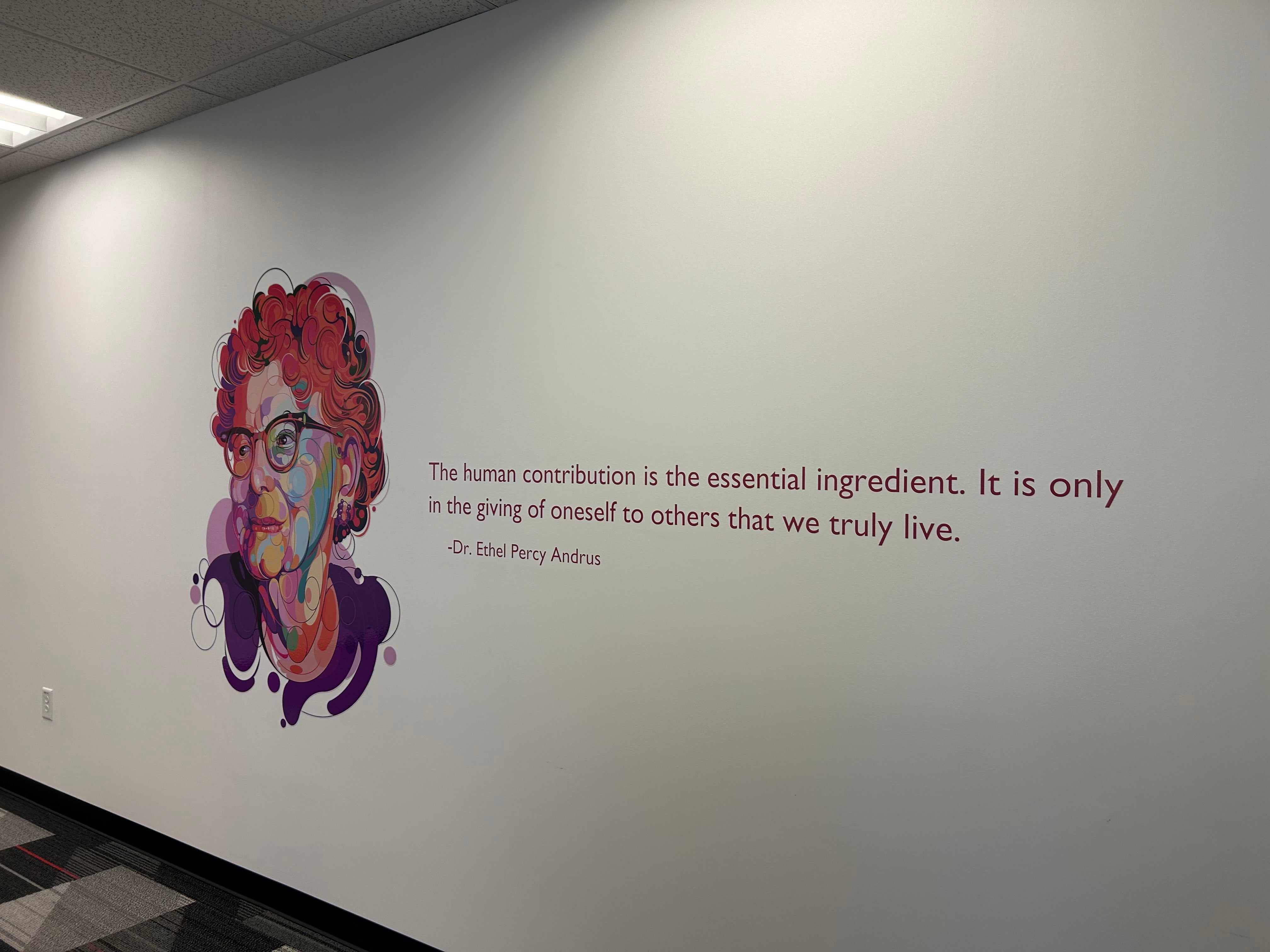 Wall Graphics for AARP Franklin's office.