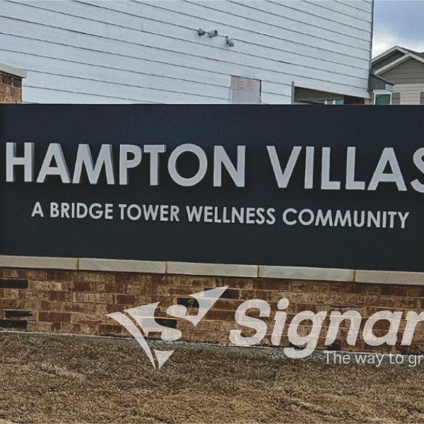 Hampton Villas Monument Sign