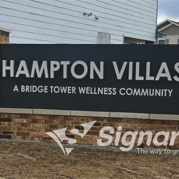 Hampton Villas Monument Sign