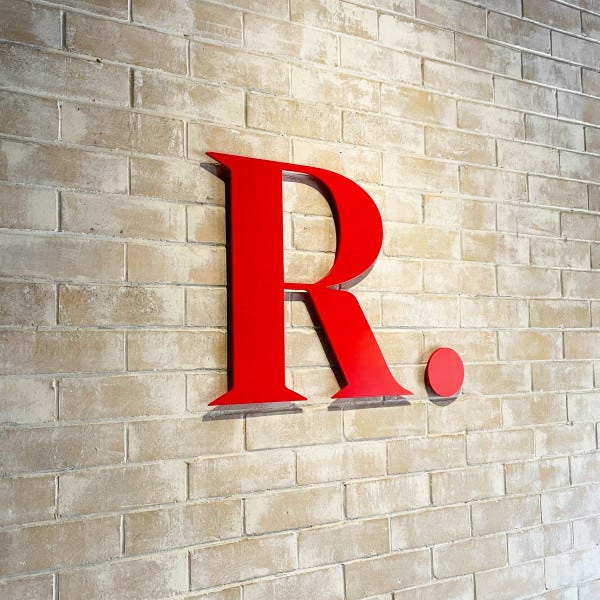 Recusant - Aluminum Letter