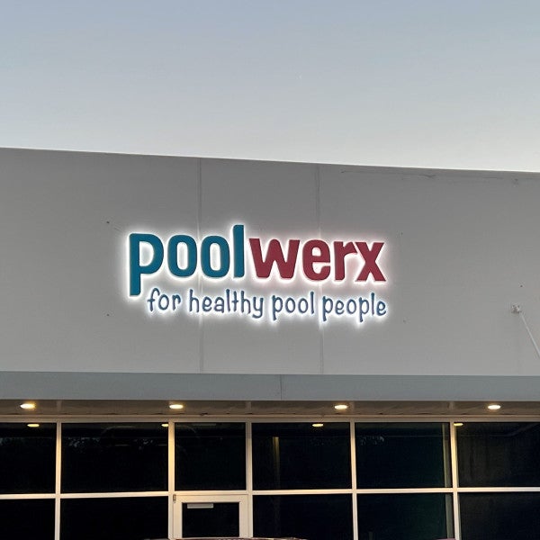 Poolwerx Channel Letters