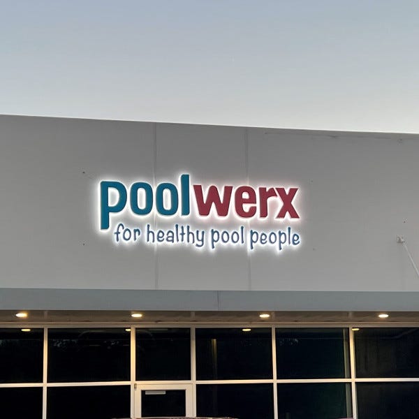 Poolwerx Channel Letters