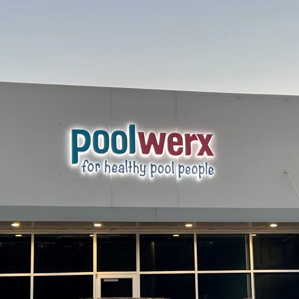 Poolwerx Channel Letters