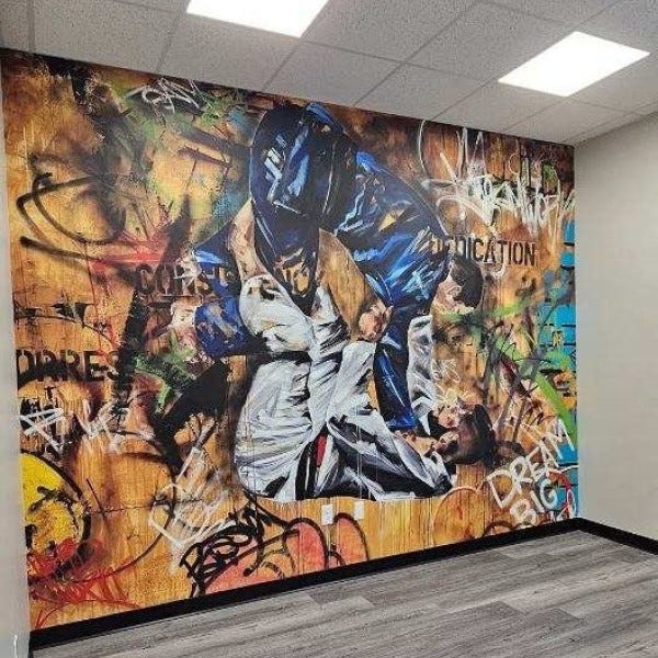 Martial Arts Gym Office Wall Wrap