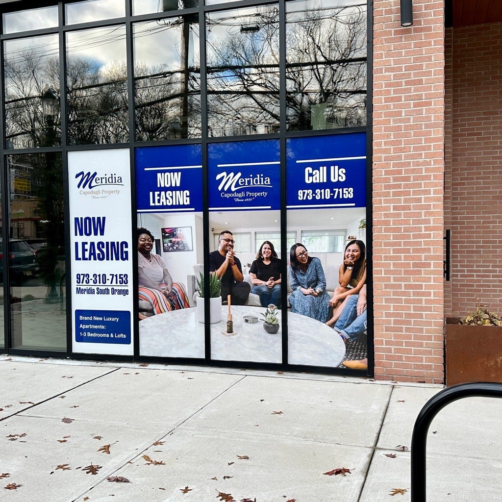 Graphics That Are Perforated for Leasing