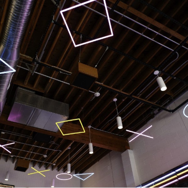 Neon Ceiling Design