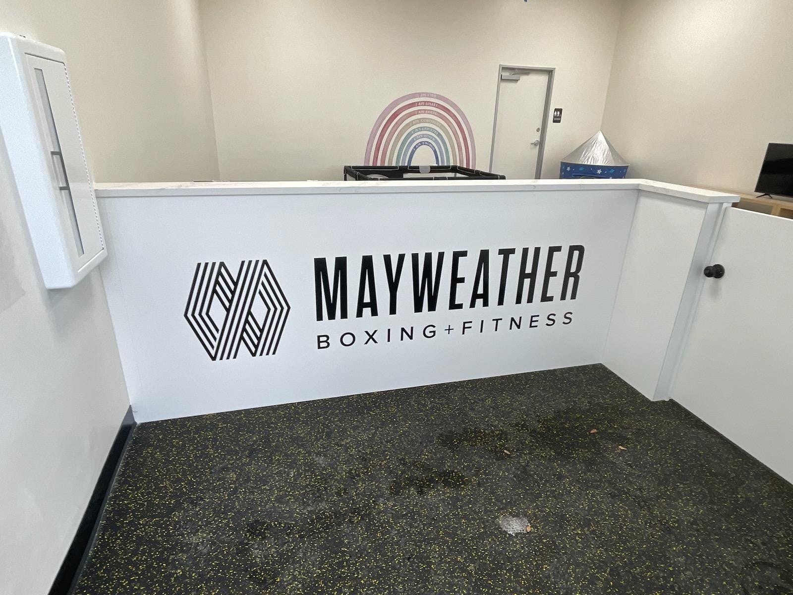 Cut Vinyl Decals for Front Desk