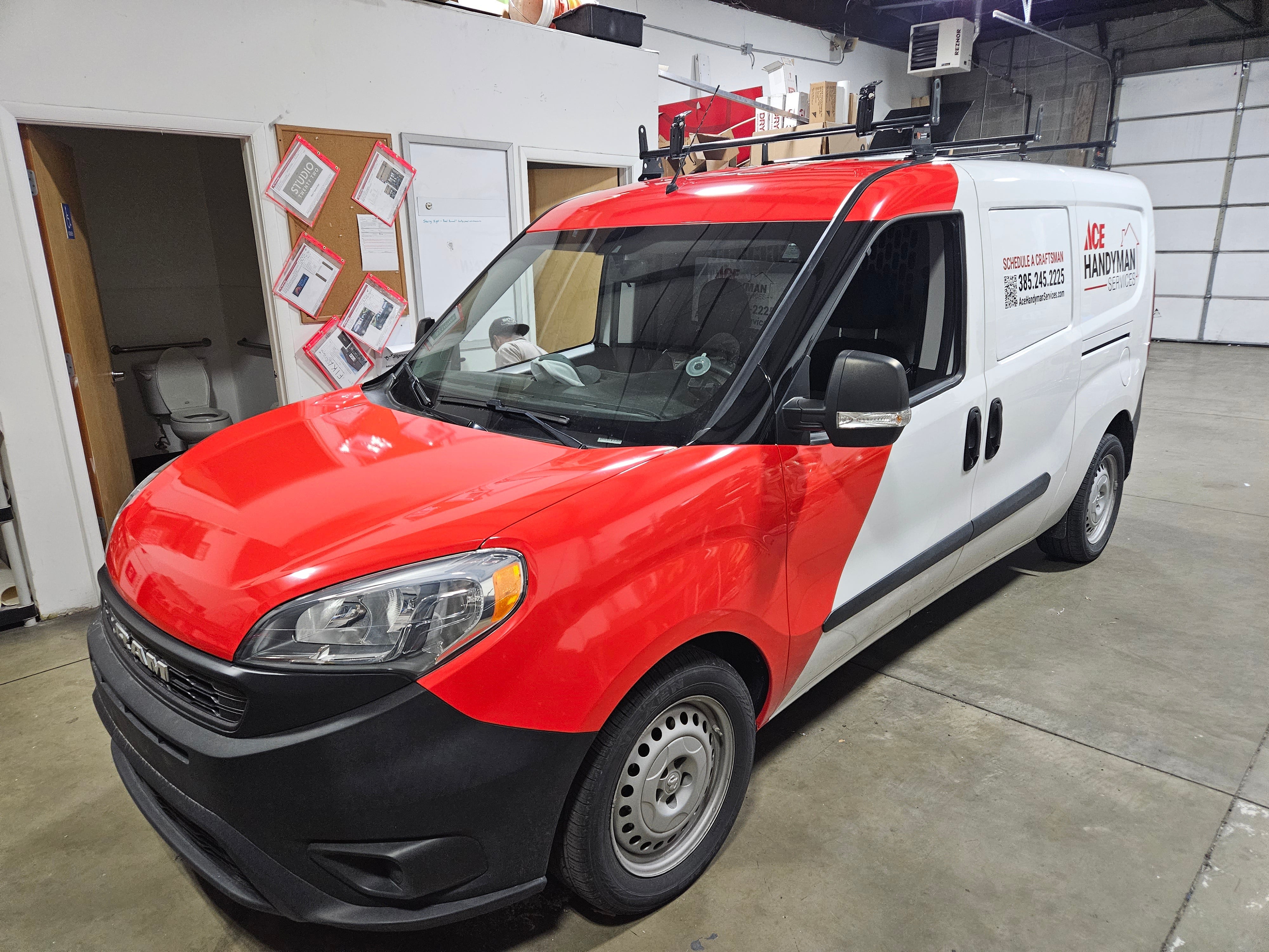 Vehicle Partial Wrap- Highland, Utah, ACE Handyman Services