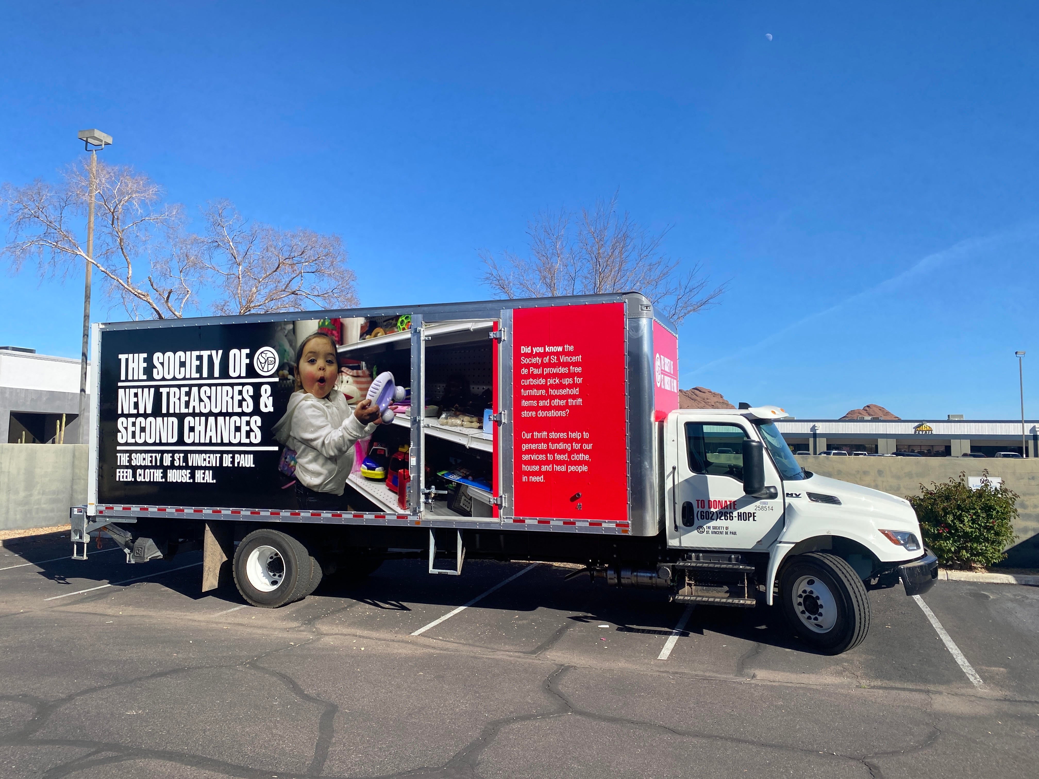 Box Truck Wrap for The Society of St. Vincent De Paul