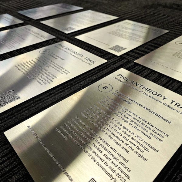 Stainless steel Sign