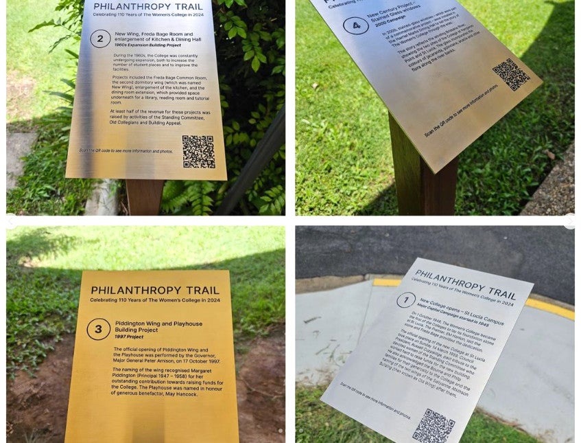 Stainless steel Sign
