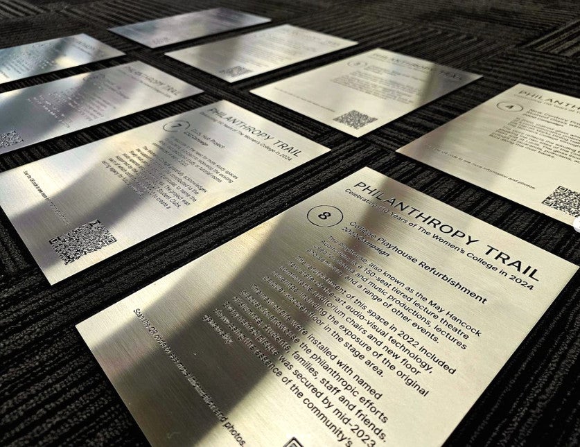 Stainless steel Sign