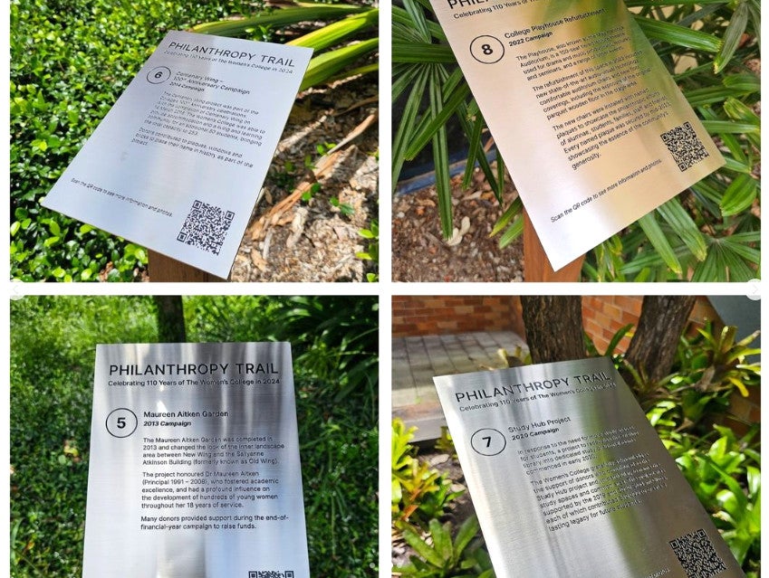 Stainless steel Sign