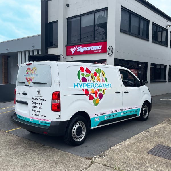 Hypercater Van Wrap