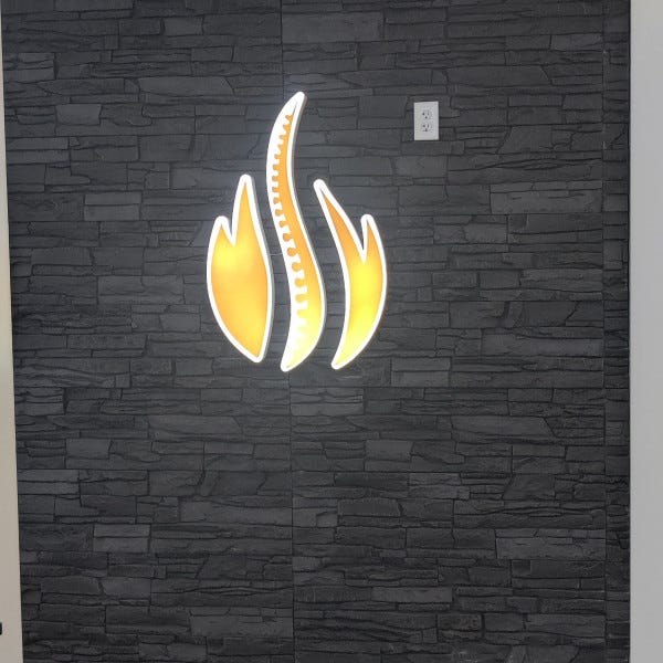 Interior Reception Sign
