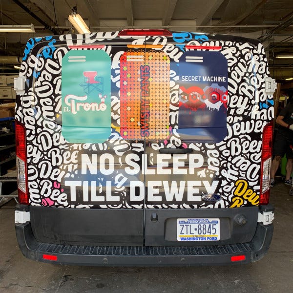 DEWEY BEER_VAN WRAP