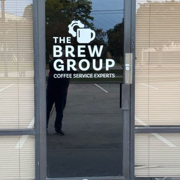 Brew Group Door Vinyl