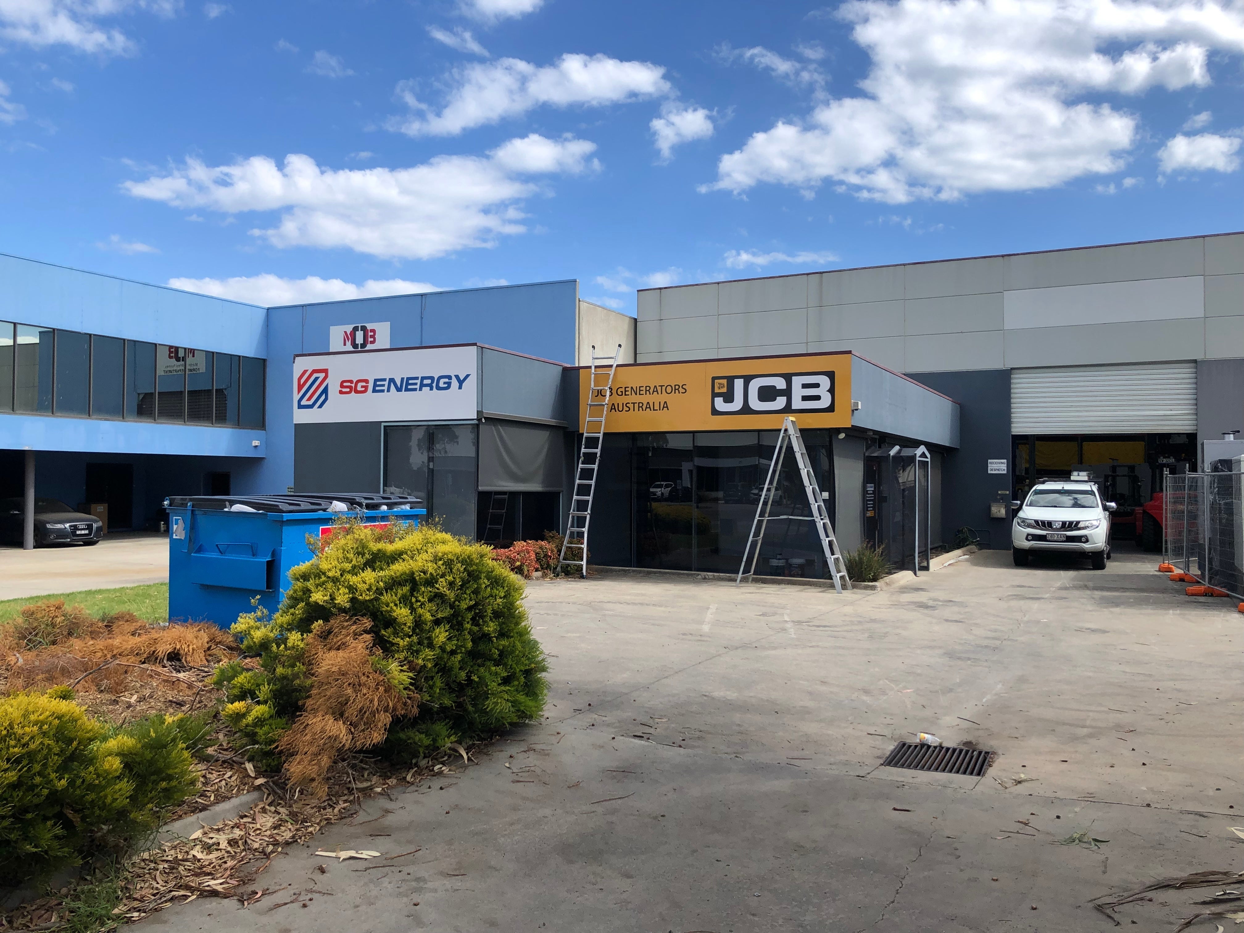 ACM Building Signs for JCB