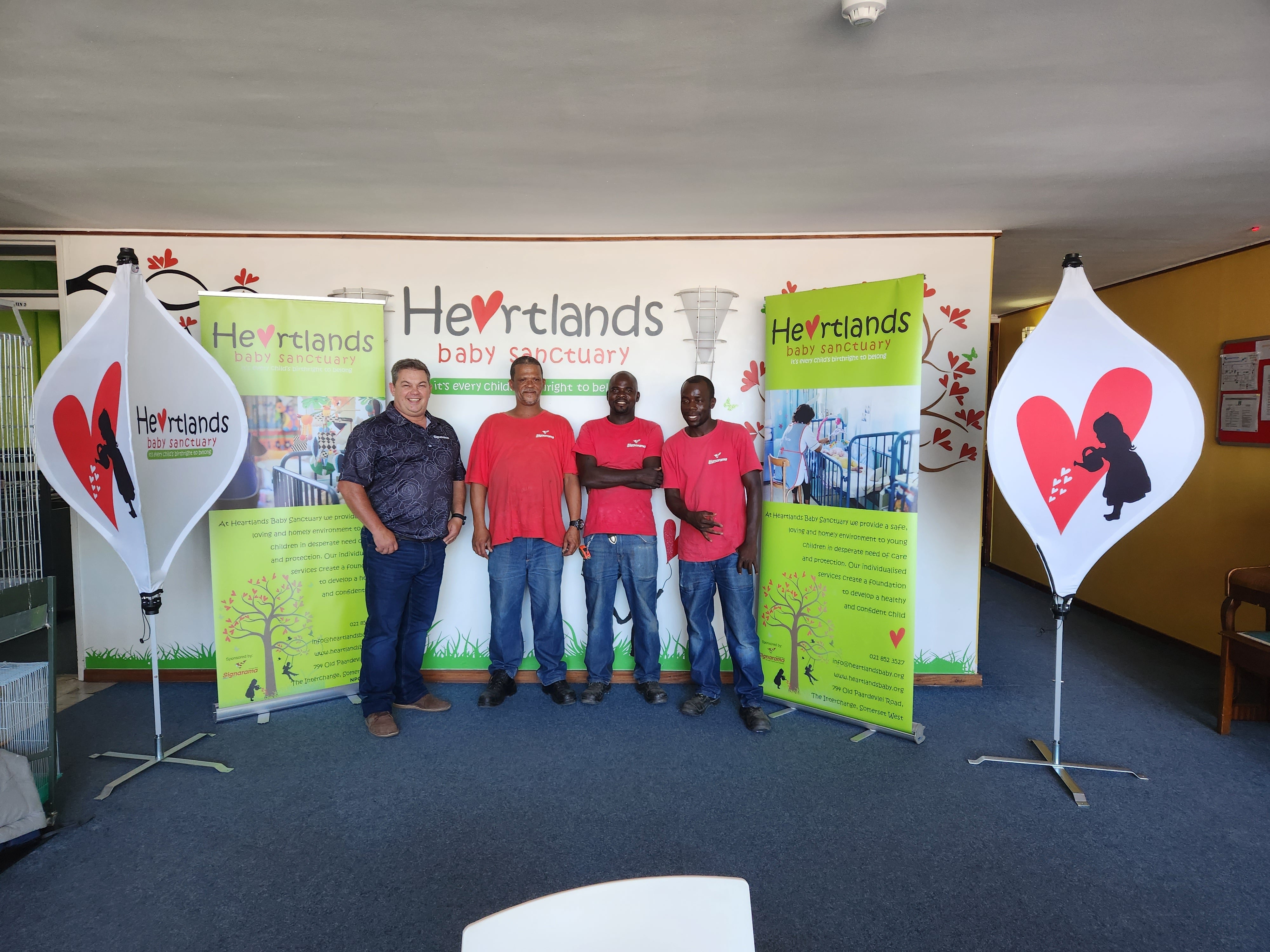 Signage for our Business Makeover Competition Winner - Heartlands Baby Sancturay