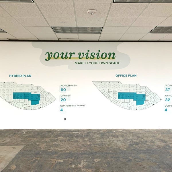 wall mural 40c controltac vinyl approximately 30 x 9 ft.