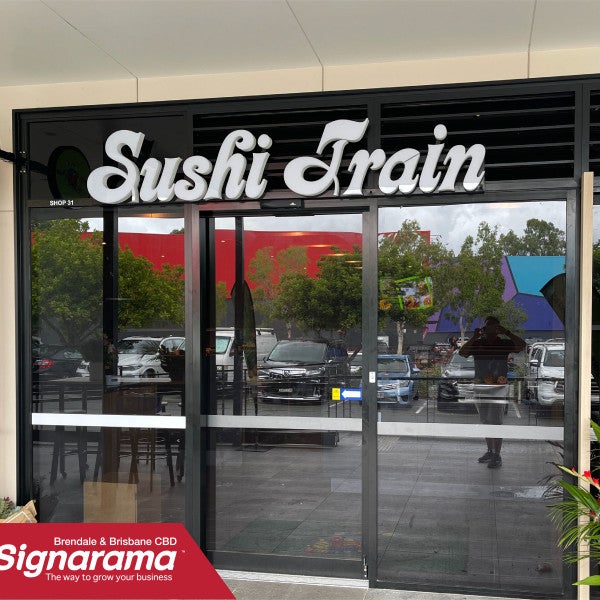 Quality 3D Illuminated Signage for Sushi Train Underwood