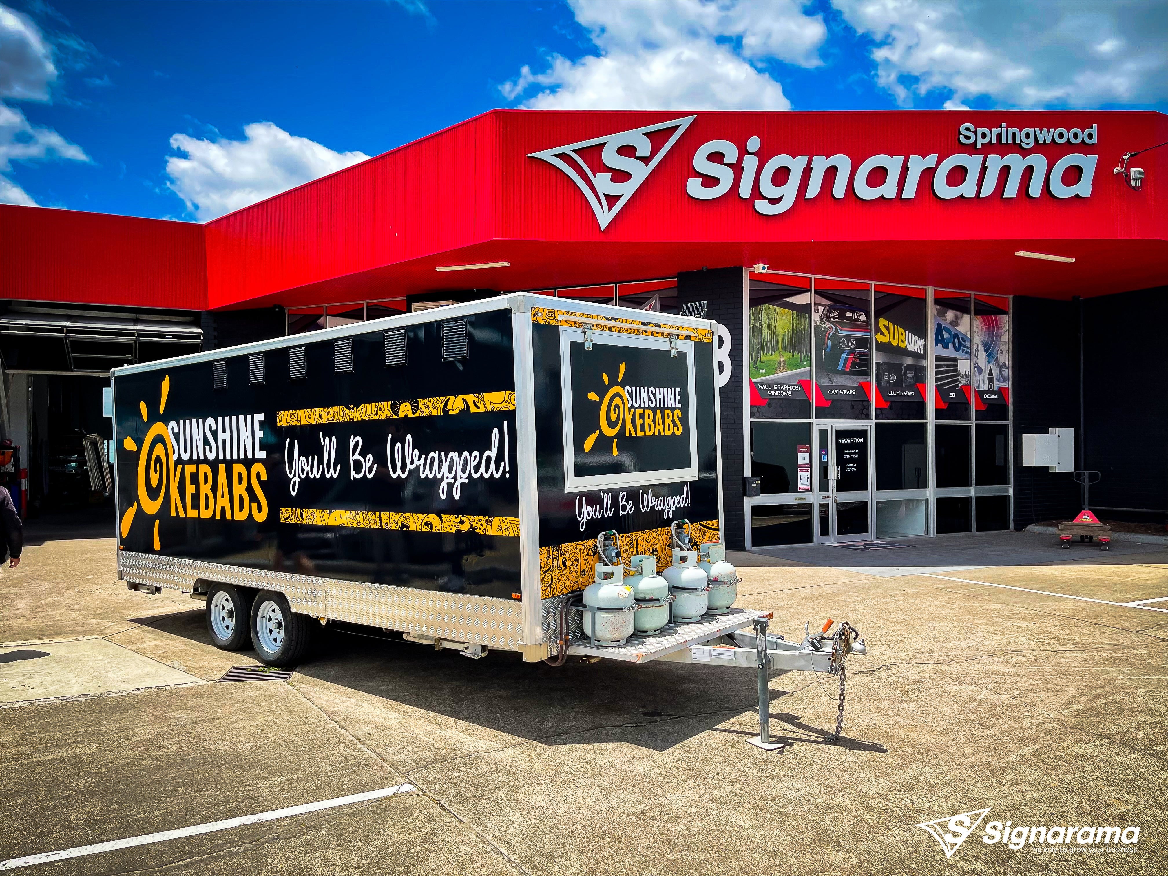 Sunshine Kebabs Food Van Wrap