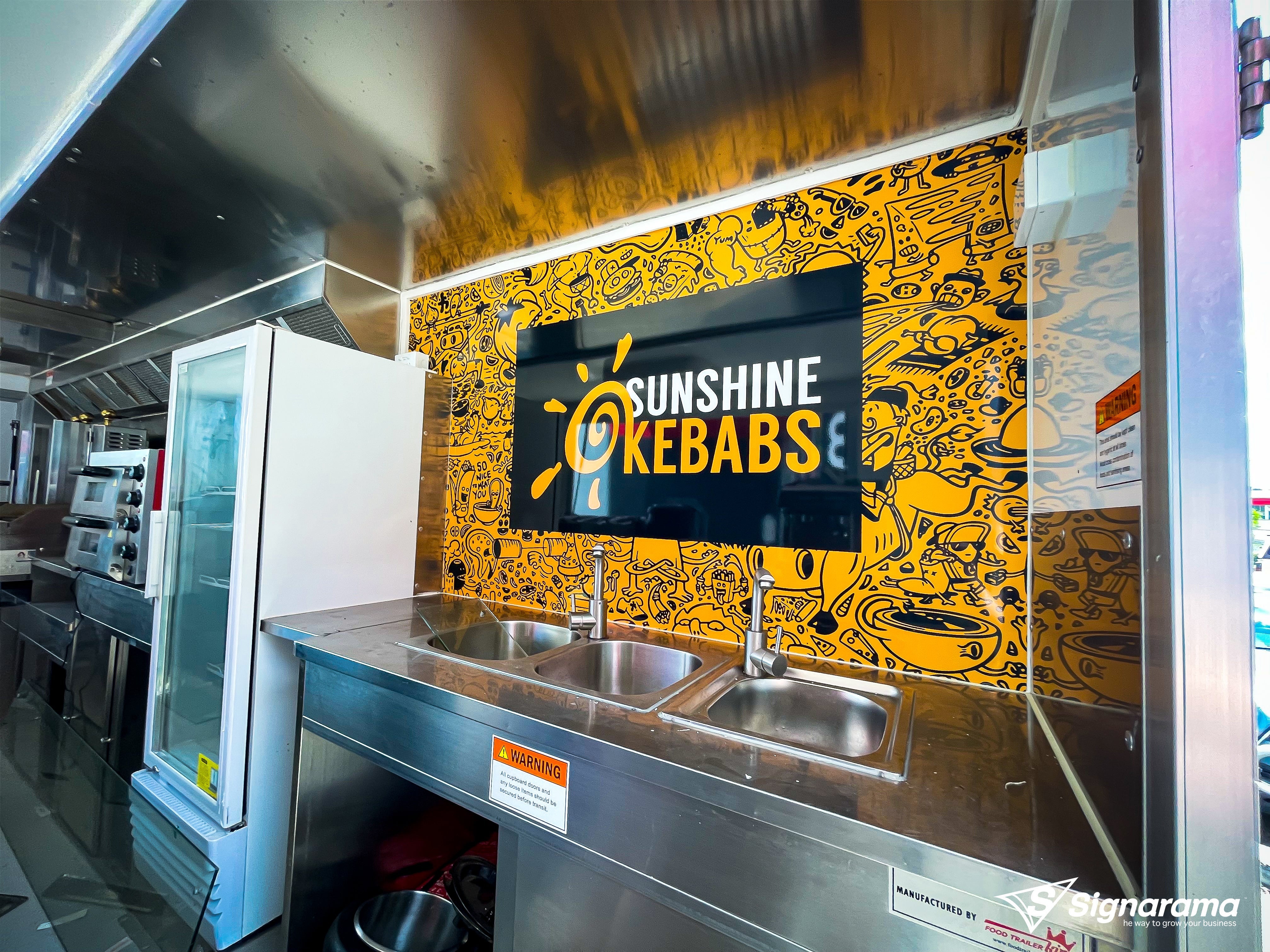 Sunshine Kebabs Food Van Wrap
