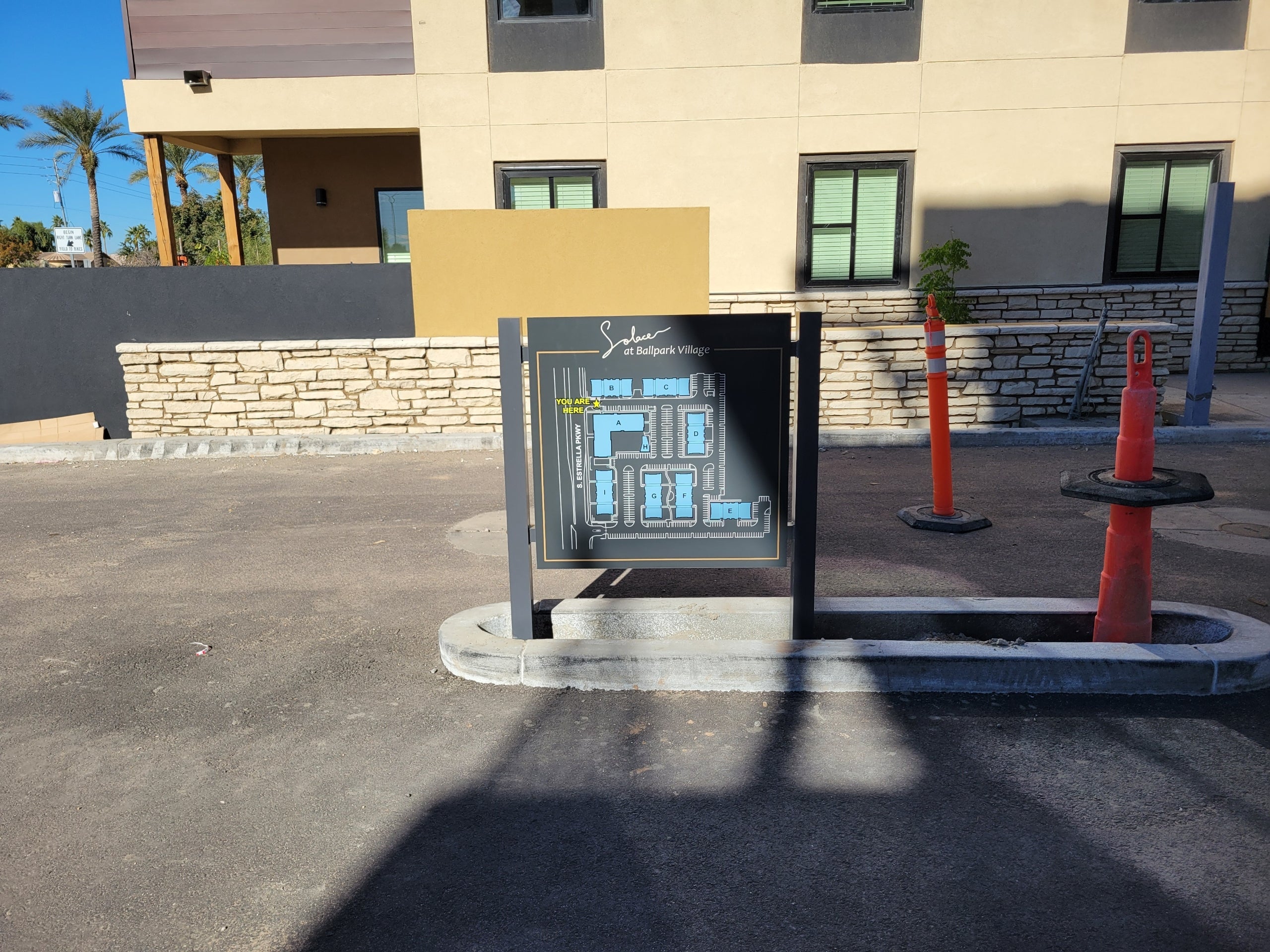 Arcadia Signarama announces another successful project, Solace at Ballpark Village Apartments, Goodyear, AZ
