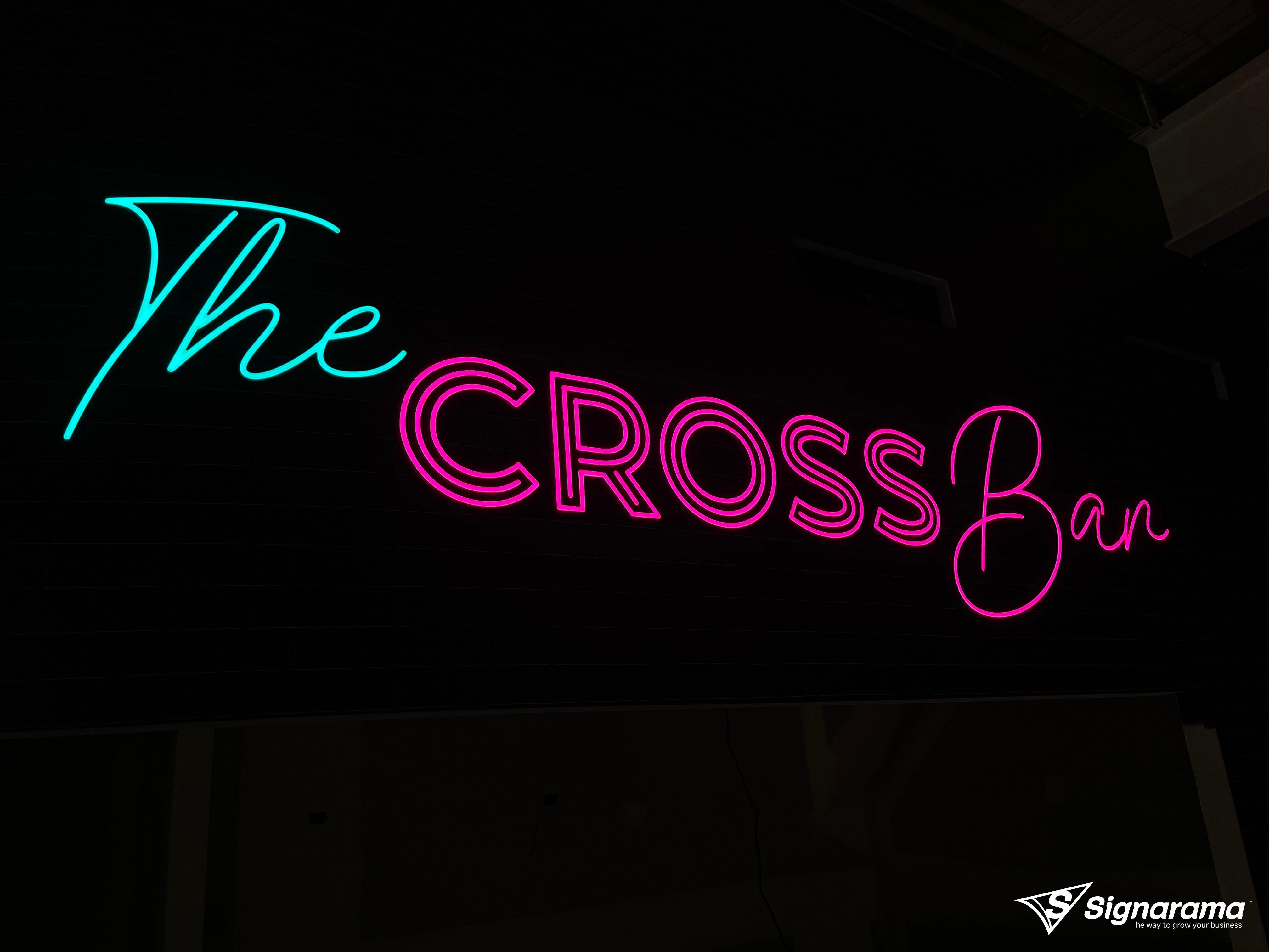 Faux Neon Illuminated letters
