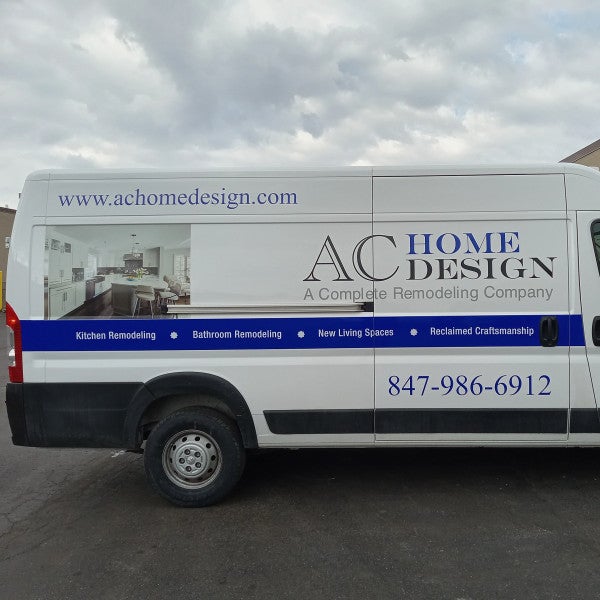 AC Home Design Van Graphics - SAR Libertyville