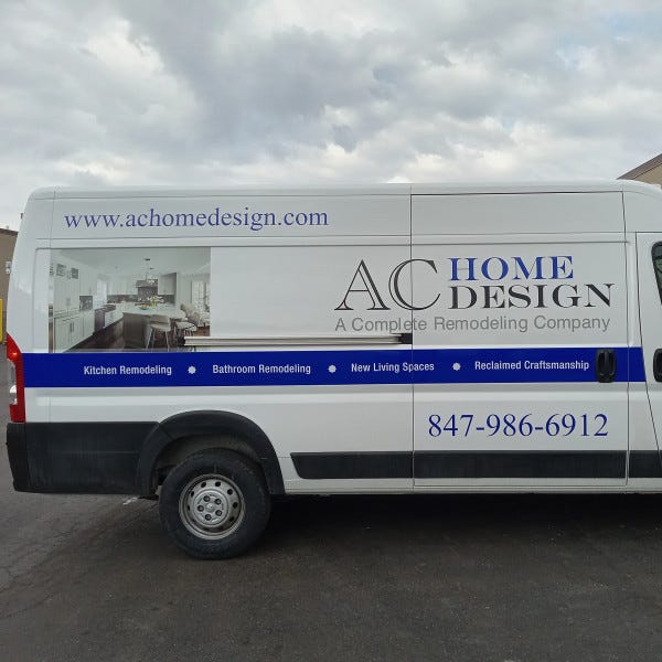 AC Home Design Van Graphics - SAR Libertyville
