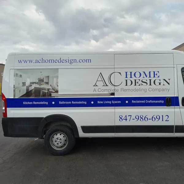 AC Home Design Van Graphics - SAR Libertyville