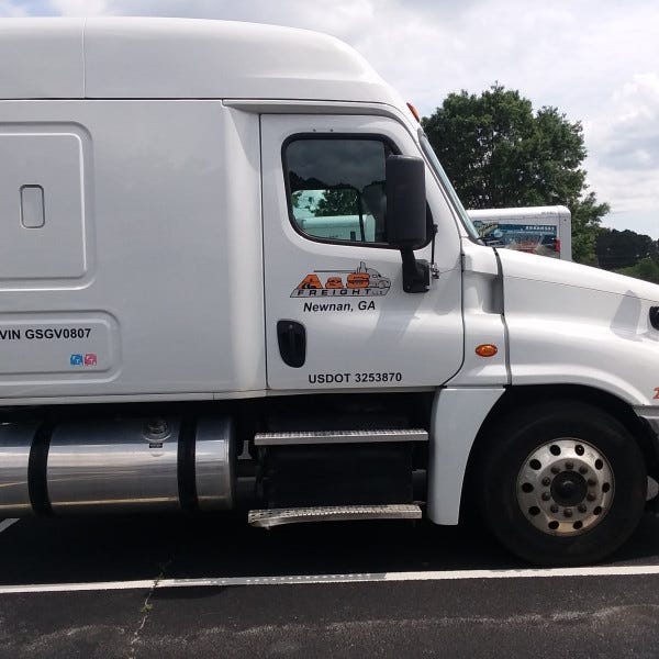 A&S Freight Truck Decals