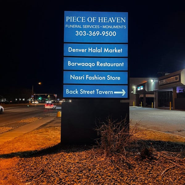 Illuminated Cabinet Sign