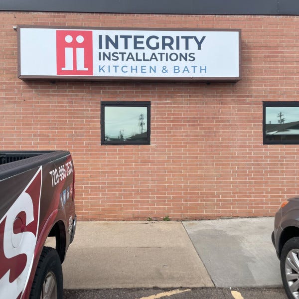 II Illuminated Cabinet Sign