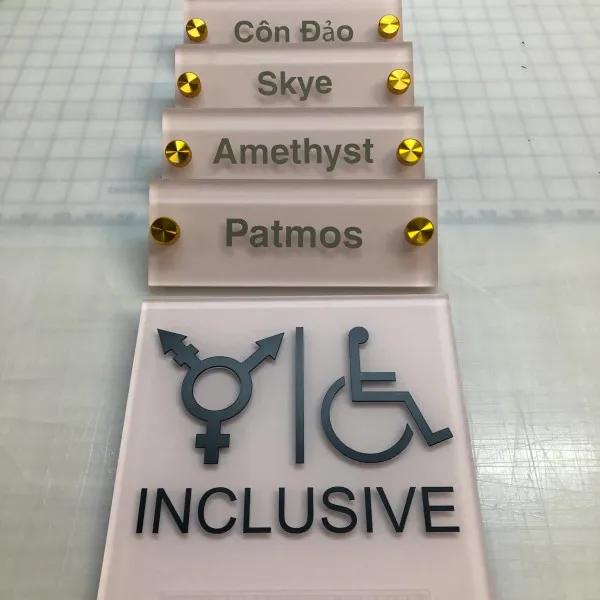 Custom Acrylic ADA Signs