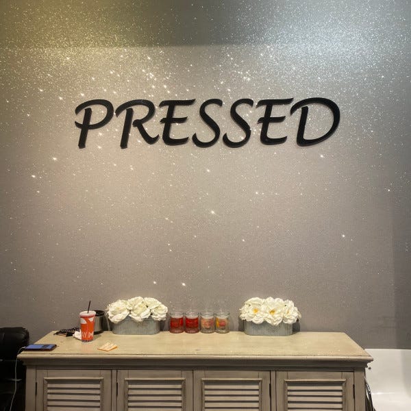 Dimensional Letters - PRESSED