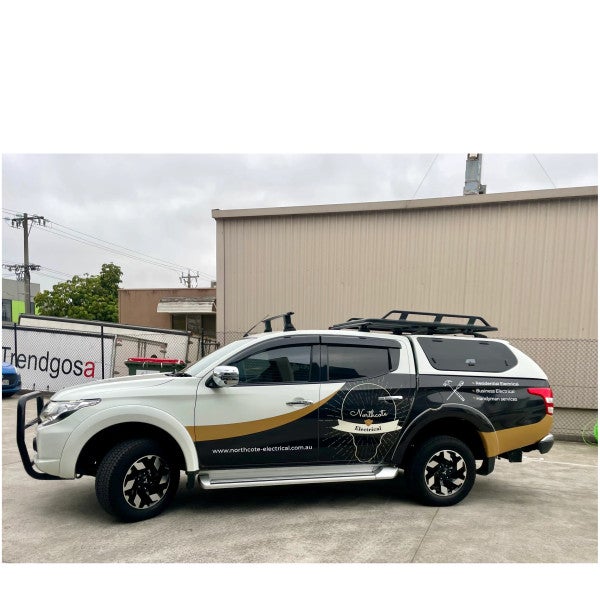 Half Wrap Vehicle Graphics - Northcote Electrical