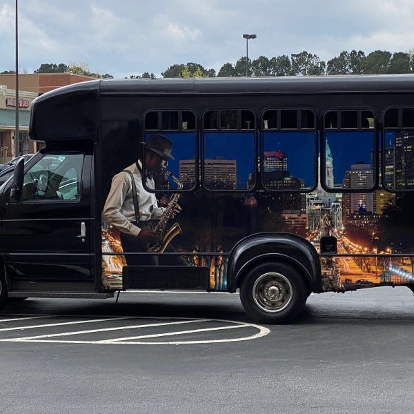Limo Bus Wrap