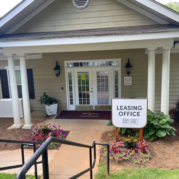 Leasing Office PVC Sign